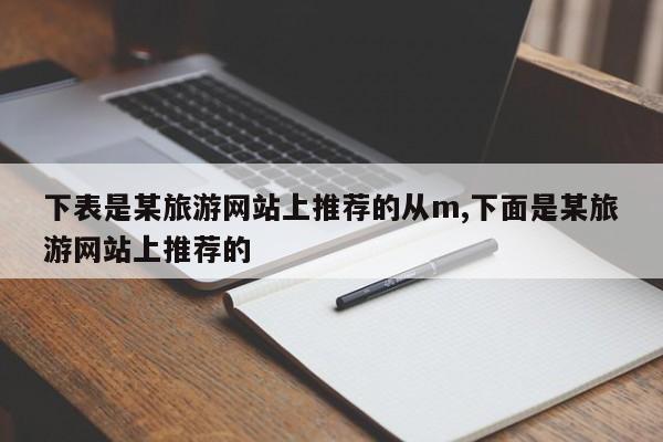 下表是某旅游网站上推荐的从m,下面是某旅游网站上推荐的 第1张